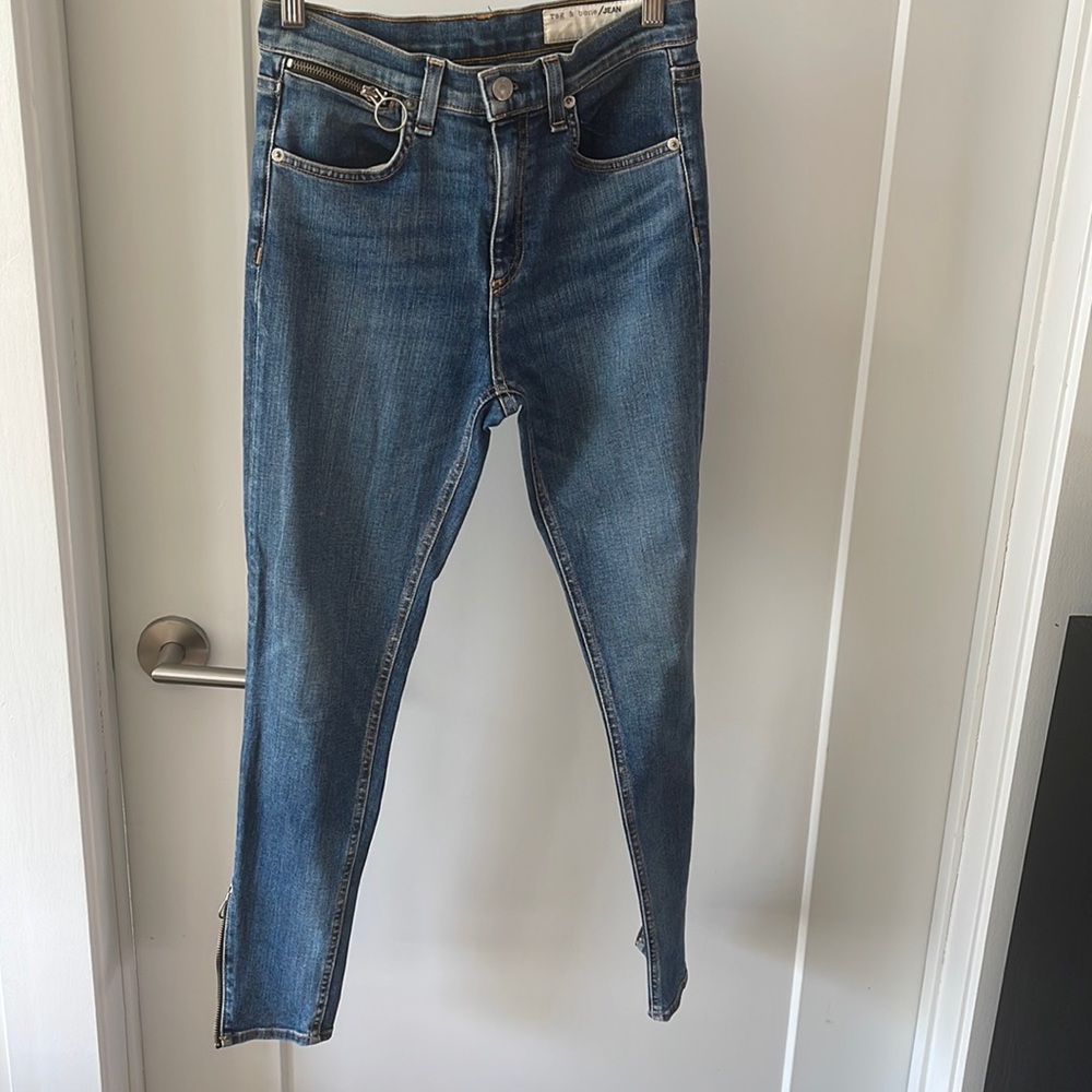 Rag & Bone high waisted cropped jeans